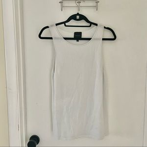 Work Wear White Tank Top banana republic